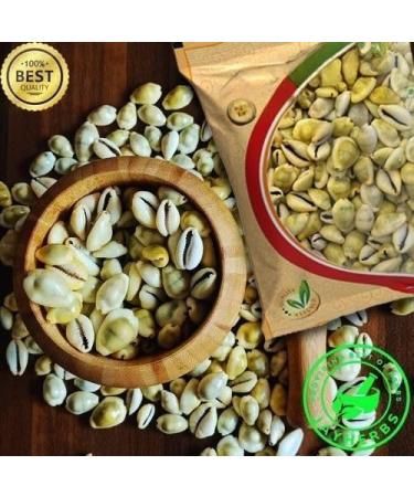 Peel Cowd 100 g | For Pooja | Pearl Cody | Pearl Cody | Yellow Sheep | Cody Pearl | Curry Sea Shell | Laxmi And Diwali Pooja Article Kaudi Shells - Buy Online on GoSupps.com