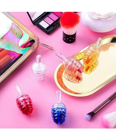 Buy Bodya 15-Piece Honeycomb Lip Glass Tubes - DIY Lip Balm & Cosmetic Sample Bottles Transparent Empty Dispensers - Buy Online on GoSupps.com