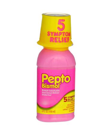 Pepto-Bismol Liquid Original 4 oz (Pack of 2) - Buy Online on GoSupps.com