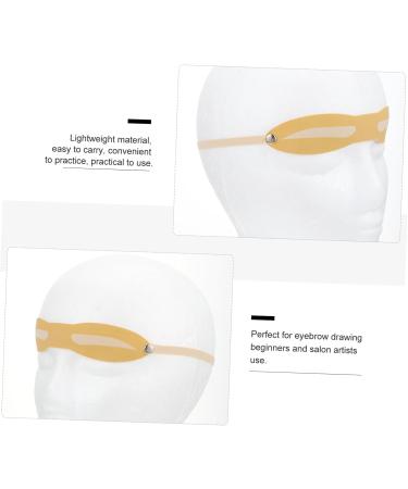 Balacoo 30 pcs Silicone Eyebrow Beginner Professional Practice Fake for Skin Headband Supply - Buy Online on GoSupps.com