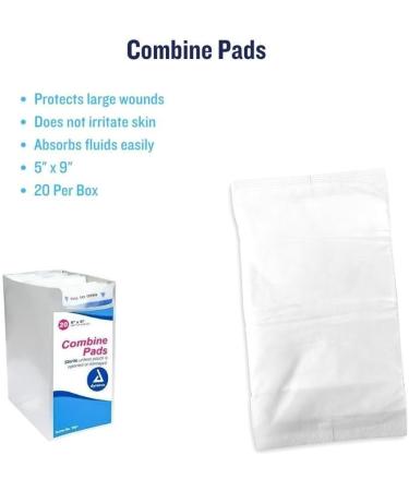 Buy Sterile Gauze ABD Pads - Extra Absorbent Surgical 5x9 Inch 20 Pads per Box | International Shipping Available - Buy Online on GoSupps.com