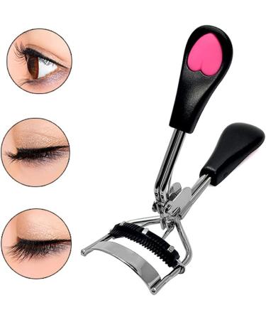 Jaywayne Women's Eyelash Curler with Built-in Comb Attachment - Professional Makeup Tool for Perfect Curl in Seconds, Black - Buy Online on GoSupps.com