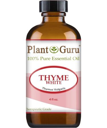 Buy 100% Pure White Thyme Essential Oil - 4 oz Therapeutic Grade for International Shipping - Buy Online on GoSupps.com