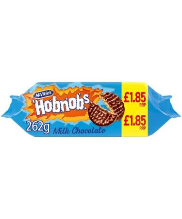 McVities Biscuits (McVities Milk Chocolate Hobnobs) 15 x 262g - Buy Online on GoSupps.com
