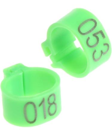 Yanhonin 100pcs 10mm Bird Bands - Green Pigeon Training Supplies with Leg Number - International Shipping Available - Buy Online on GoSupps.com