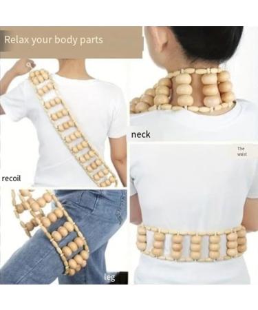 Luejnbogty Rope Back Massager - 47.2 Massage Roller for Back Neck Legs & Waist | International Shipping Available - Buy Online on GoSupps.com