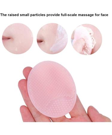 Silicone Face Scrubber Manual Facial Cleansing Brushes Face Massager and Exfoliator Handheld Mat For Sensitive Delicate Dry Skin (2pcs set) - Buy Online on GoSupps.com