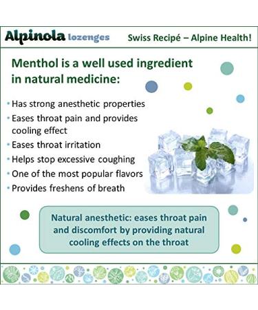 Alpinola Lozenges with Menthol Essential Oils VIT C and Honey 17 Count - Buy Online on GoSupps.com