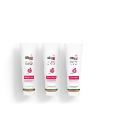 SEBAMED Sebamed Shower Gel with Pomegranate - Pack of 3 x 250 ml - Ideal for the skin - Supports its natural barrier function against dryness and irritation