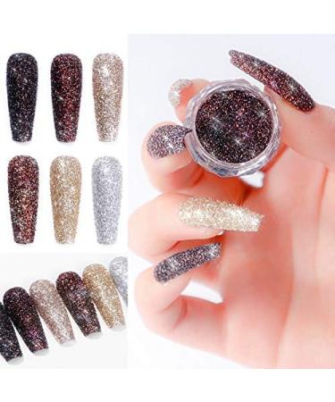 6-Color Diamond Bottled Crystal Diamond Burst Sparkling Crystal Nail Jewelry Sequins - Buy Online on GoSupps.com