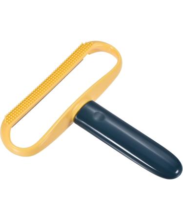 PATIKIL Portable Fabric Shaver & Fuzz Remover - Manual Clothes Trimmer for Furniture | Blue & Yellow | Shop Internationally - Buy Online on GoSupps.com