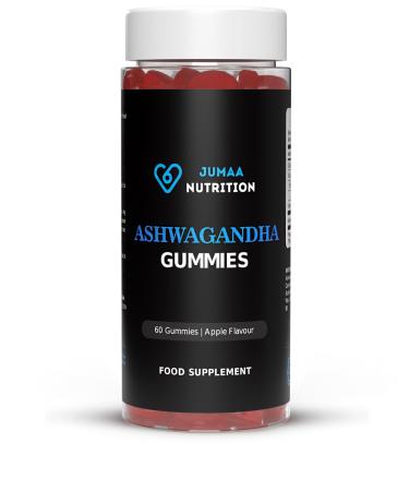 Vegan Ashwaghanda Gummies - High Strength - Vitamin B6-1 Month Supply - Apple Flavour