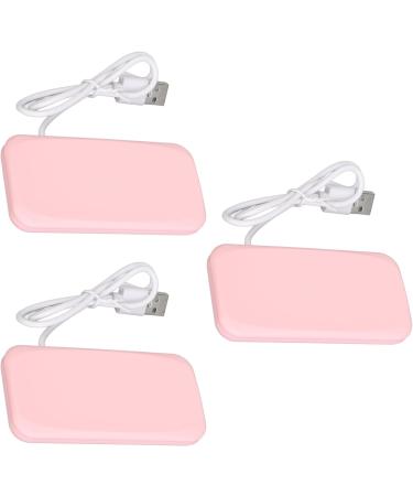 3Pcs Mini Nail Dryer Professional Nail Light Curing Gel LED Dryer Mouse Shape LED Nail Lamp Portable Nail Lamp Gel Polish Light for Nail Salon Home Travel (Roseate) - Buy Online on GoSupps.com