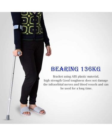 Telescopic Non Slip Crutches Crutch Rehabilitation Elder Elbow Arm-style Crutches Thickened Aluminum Height-adjustable Armpit Walking Stick rollator walker Durable Mobility Aid for Arthritis Elderly 2PCS - Buy Online on GoSupps.com
