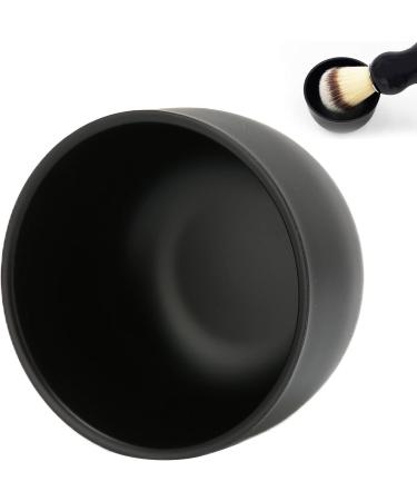 Black Stainless Steel Shaving Soap Peel for Men - Non-Slip Foam Shell & Cups for Rich Warm Shaving Cream - Buy Online on GoSupps.com