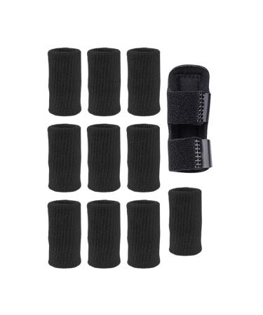 1set Finger Splint Protector Finger Protective Sleeves Finger Protective Cover Exercise Finger Cover Sports Finger Cover Sponge Finger Protector Practical Sports Sleeves