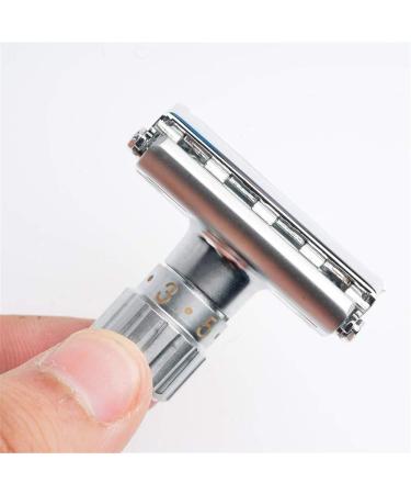 Buy Manual Shaver 1-9 Adjustable Double Edge Razor - Perfect Father's Day Gift with 5 Replacement Tools | International Shipping Available - Buy Online on GoSupps.com