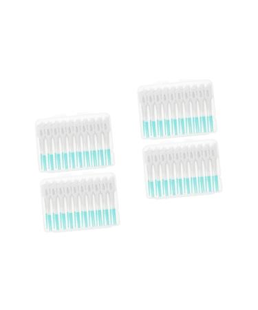 Partykindom 160 STK Interental brush refillable toothpike cleaning agent Flex tools Rose thick dental floss massage tools Professional tools select clean tooth-cutting top TPE