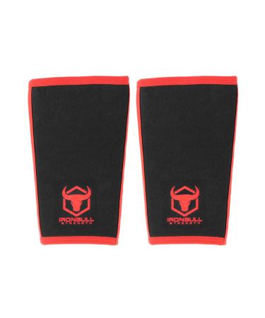 Iron Bull Strength Knee Sleeves (7mm) - X-Large Compression for Powerlifting Squats & Gym Support - Buy Online on GoSupps.com