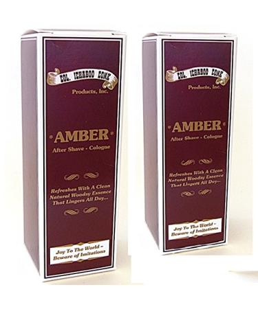 Amber Aftershave-Cologne - 2 Pack