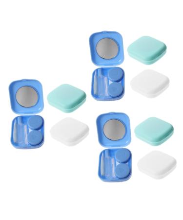 Gatuida 9 sentences contact lens container colored glasses set case set suitcase kit portable suitcase portable lentil container eye organizer Reisen - owner - owner of the eye shiny PP tool travel