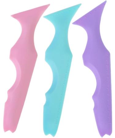 Baluue 15 Pcs Silicone Beauty Ruler Lipstick Wearing Aid Mauve Eyeshadow Eyelash Applicator Lash Mascara - Buy Online on GoSupps.com