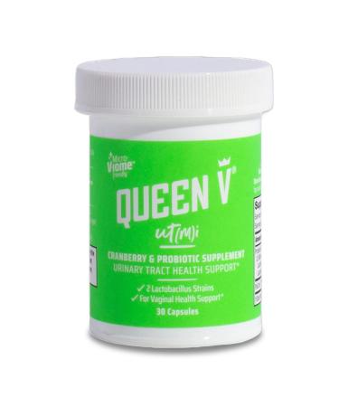 Queen V uT(m) i Probiotics- Probiotic Capsule 30 ct 2 strains of Lactobacillus & Cranberry Urinary Tract Health Support*