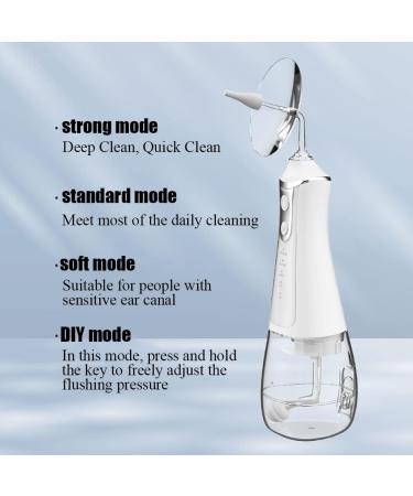 Electric Ear Wax Removal Kit with 4 Pressure Settings - RKXKJ Earwax Cleaner | IPX6 Waterproof Design - Fast & Effective Ear Cleaning - Buy Online on GoSupps.com