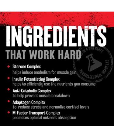 Animal M-Stak 21 Count - Non-Hormonal Muscle Building Stack for Hard Gainers with Energy Complex - Buy Online on GoSupps.com