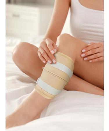 Eummy 4Pcs Elbow Oil Pack Set Washable Reusable Leg Essential Oil Wrap Mess-Free Oil Pack Wrap with Adjustable Elastic Straps Soft Bamboo Flannel Oil Pack Leak-Proof for Elbow Leg Arm Picture money khaki - Buy Online on GoSupps.com