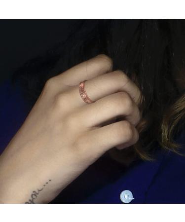 Cigmag 2PCS Copper Magnetic Rings for Women - Adjustable Solid Pure Copper - Gift Box Included - Valentine's Day Jewelry - Buy Online on GoSupps.com