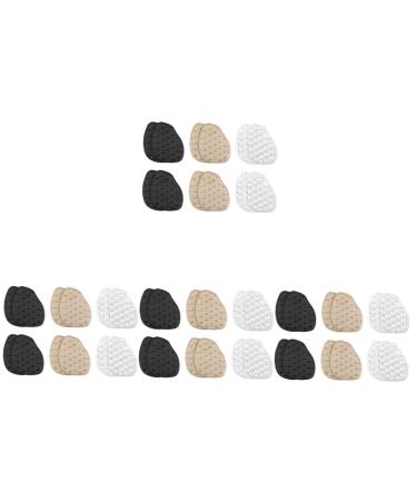 NOLITOY 24 Pairs High Heels Forefoot Pad Heels Shoe Fillers Foot Protection Insoles Kitten Foot Pad Foot Pads for Heels Nonslip Forefoot Pads Metatarsal Pads Forefoot Stickers Flannel Soft