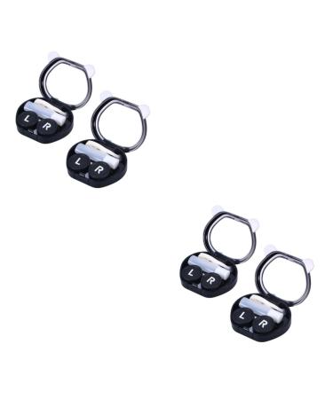 Gatuida 4pcs contact lens case cartoon lens case lens storage colored contact lenses panda