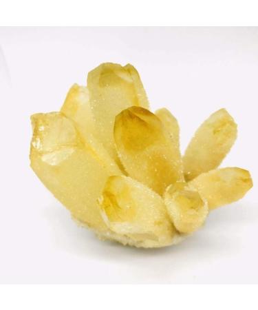 1pc 400g-500g Orange Natural Yellow Phantom Quartz Stone Cluster Crystal Cluster Decor - Buy Online on GoSupps.com