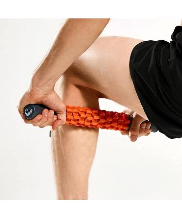 Kamileo Muscle Roller Massage Roller for Muscle Relief and Recovery - Orange - Buy Online on GoSupps.com