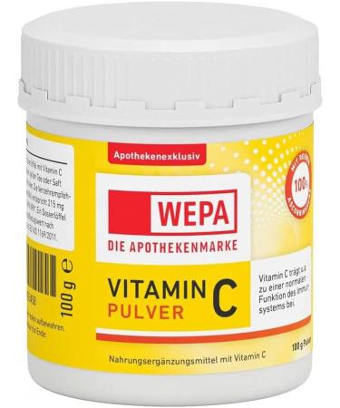 Wepa Vitamin C Powder 100g - Premium Quality Convenient & Effective Supplement for Immune Support - Shop Internationally - Buy Online on GoSupps.com
