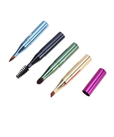 DOITOOL 1pc 4 1 Multi-function Eyebrow Brush Cosmetics Brush Smudge Brush A Generation of Makeup Brushes Professional Makeup Brush Multipurpose Eyebrow Brush Major Paint