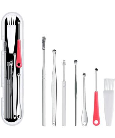7 in 1 Stainless Steel Ear Cleaner Set - Earwax Removal Tool for Adults and Children - Buy Online on GoSupps.com