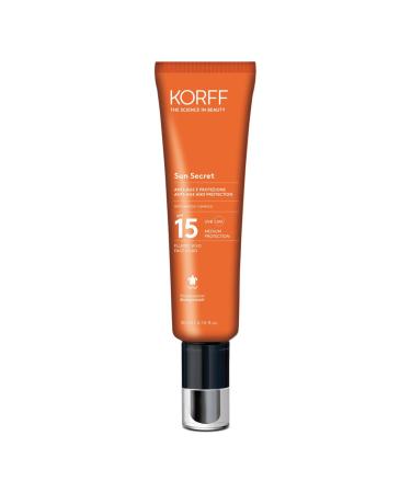 Korff Krf00030 Sun Fluido Face Cream SPF 15 Multicoloured 50 ml