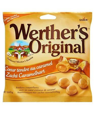 WERTHER S Original Soft Caramel Heart 160 g Pack of 2