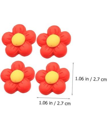 40pcs Diy Accessories Bobby Pins Decorative Hair Pins Decorative Diy Phone Case Decor Resin Phone Case Accessories Resin Crafts Ornament Wedding Jewelry Resin Cabochons Flatback 2.7x2.7x0.7cm Red - Buy Online on GoSupps.com