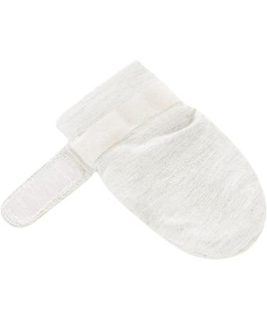 Unisex Baby Cotton Mittens - Winter Anti-Scratch Gloves for Newborns - Adjustable Hand Warmer - 0-6 Months - 1 Pair White - Buy Online on GoSupps.com