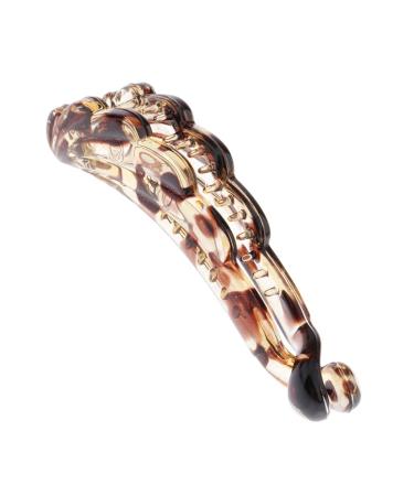 Prettyia Women's Coffee Hair Clip - Stylish Banana Clip Hair Grip & Hairpins for Perfect Hold - Buy Online on GoSupps.com