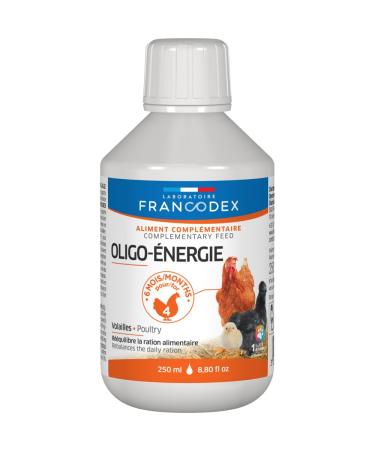 Francodex - Oligo- Energy rebalances the Food Ration 250 ML for Chickens