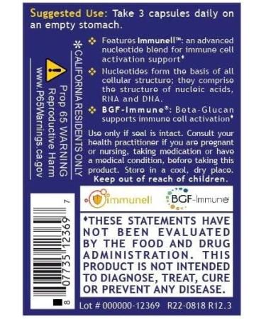 Quantum Nucleotide Complex - Plant-Based Immune Support Capsules: Vegan Energy Boost - 90 Capsules - Buy Online on GoSupps.com