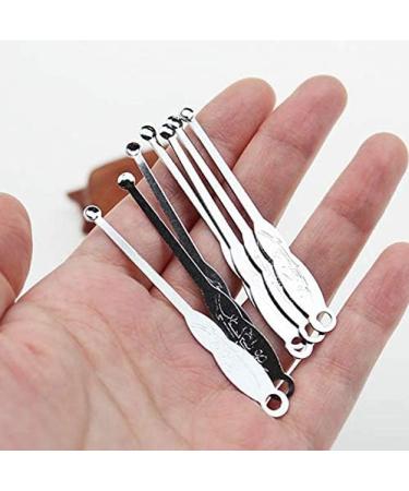 30pcs Sliver Metal Ear Spoon Earwax Remover Tool Set - Key Pendant for Adults & Children - Buy Online on GoSupps.com