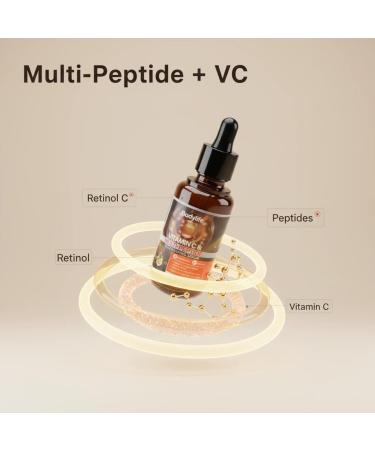 Multi Peptide Face Serum for Anti Aging with Collagen Boosting Reduces Wrinkles Face Hydrating Serum with Acetyl Hexapeptide8 Palmitoyl tetrapeptide-4 1.01 Fl Oz / 30 ml - Buy Online on GoSupps.com