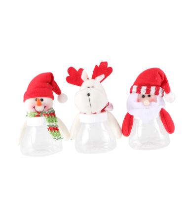 NUOBESTY 3pcs Boxes for Presents Man Suits for Men Nuts Jar Candy Jars Candy Box Christmas Decorations