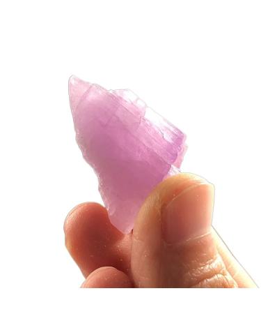 Crystal Rough 50g/100g Bulk Purple Spodumene Kunzite Raw Natural Stone Rough Quartz Crystal Specimen Home Decor (Size : 50g)