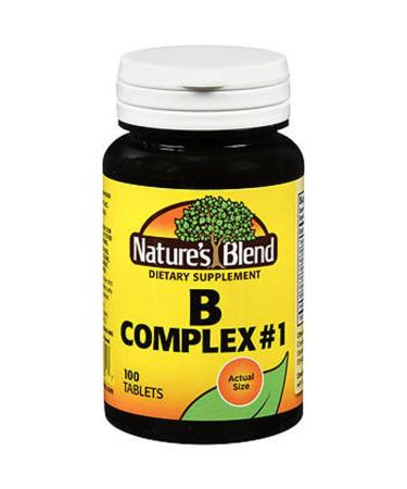 Nature's Blend B Complex #1 Tablets - 100 ct Pack of 3